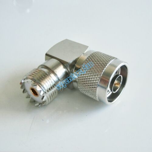 UHF SO-239 female to N male right angle 90° RF adapter connector - Picture 6 of 6