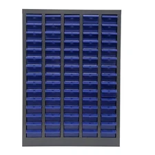 Metal Parts Organizer Cabinet with 75 Small Doorless Drawers for Tool Storage