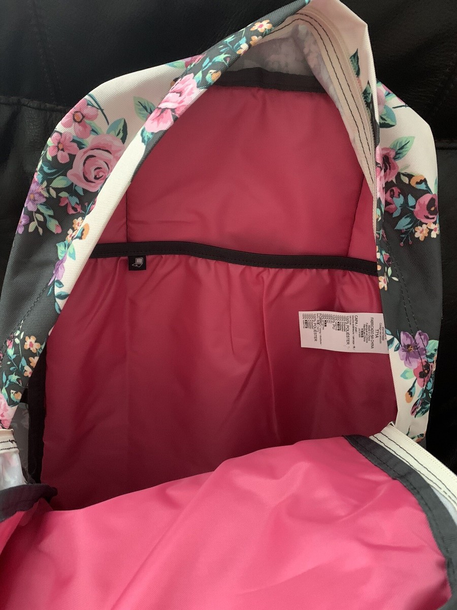 JanSport Backpack Austin Multi Grey Floral Flourish | eBay