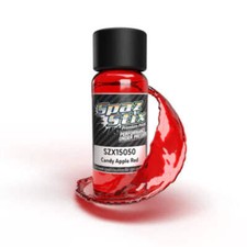 SPAZ STIX - CANDY APPLE RED AIRBRUSH READY PAINT, 2 OZ BOTTLE SZX15050