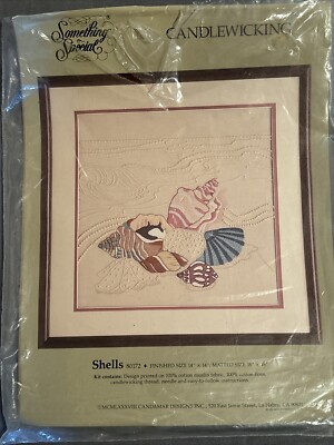 Candlewicking Shells Needlework Kit Candamar Designs 80172 Something Special