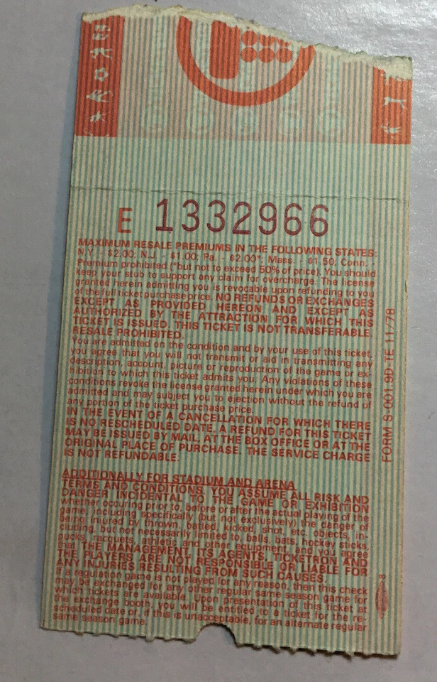 Steve Martin Portland ME August 14, 1979 Wild And Crazy Guy CONCERT TICKET STUB  - Image 2 of 2