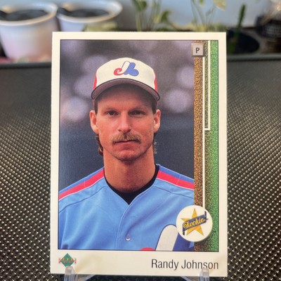 1989 Upper Deck Randy Johnson RC #25 Montreal Expos HOF NEAR MINT ...