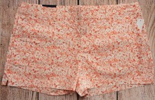 Womens Sz 18 City Khaki Shorts GAP NWT Pink Floral - 888710 7a1x 