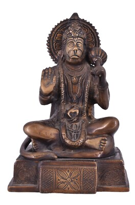 Weißwal Lord Hanuman Idol Stärke Affe Figur Bajrang Bali Statue Deko