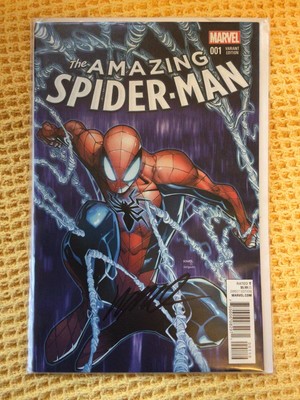 THE AMAZING SPIDER-MAN #1 RAMOS VARIANT SIGNED NM