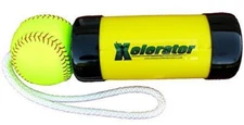 Xelerator Fastpitch Softball Pitching Trainer and Warm Up Tool with DVD - Yellow