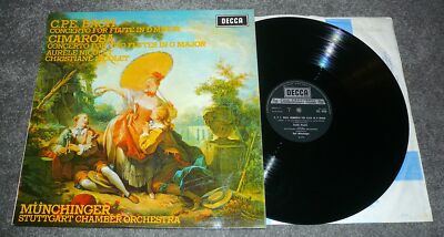 SXL 6536 - C.P.E.BACH / CIMAROSA - CONCERTO FOR FULTE - NICOLAT / MUNCHINGER