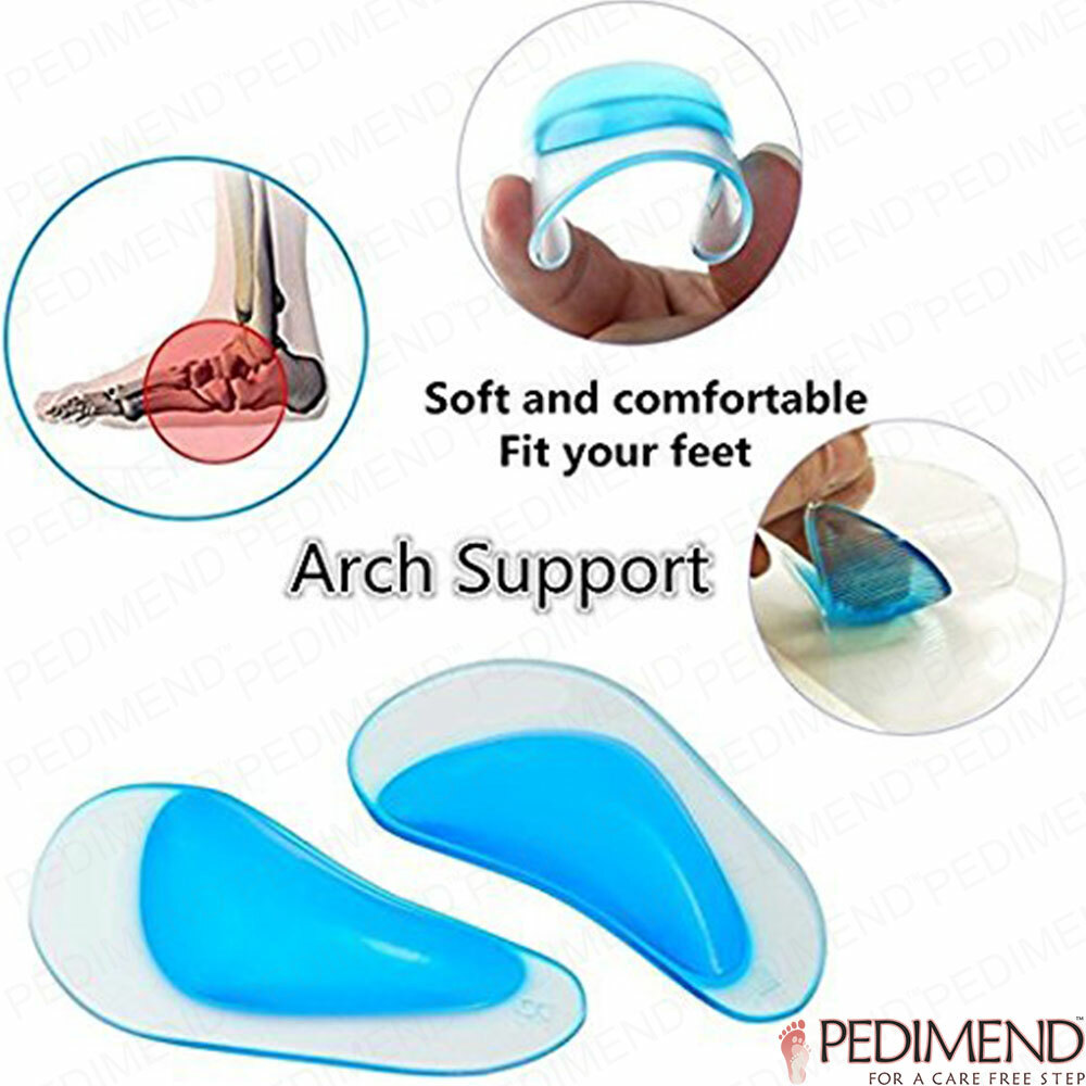 Silicone Gel Arch Support by PEDIMEND™ For High / Low or Fallen