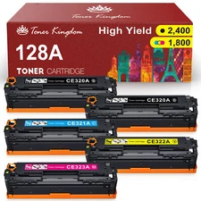 CE320a Toner Replacement For HP 128A LaserJet Pro CP1525N CM1415FNW MFP Lot