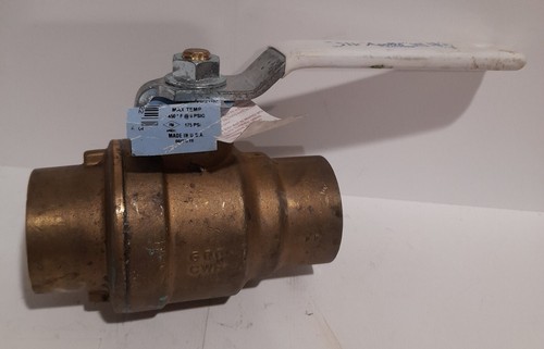 77FLF-207-01 Apollo 1-1/2" Brass Ball Valve Sweat Solder Lead Free LF 77FLF20701