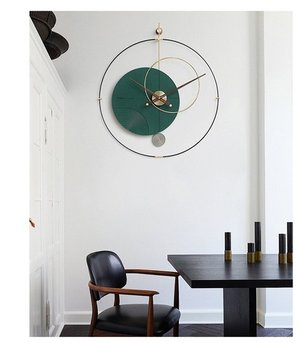 Large Wall Clock, Living Room, Kitchen, Dining Room Nordic Luxury, Home Art - Picture 3 of 18