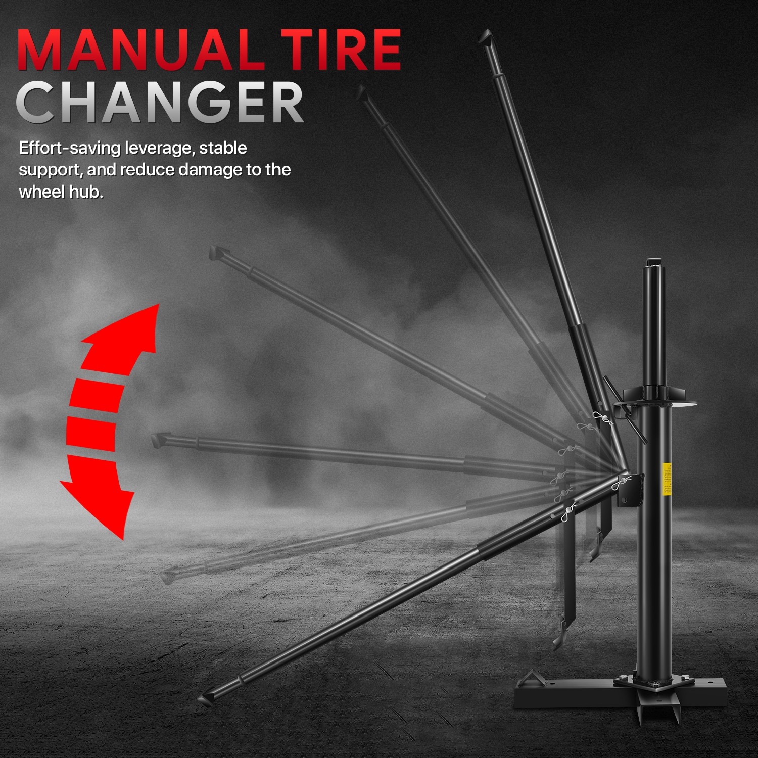 Portable Manual Tire Changer Bead Breaker Tool for Car Truck Motorcycle Trailer