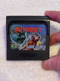 Shinobi Sega Game Gear 1991 Authentic Handheld Video GameGear w/Case Made in USA