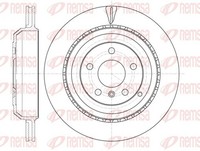 2X Bremsscheibe Remsa 61031.10 330Mm FüR Mercedes Klasse W251 V251 W164 GL X164