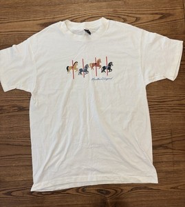 T-shirt Vintage Soft As A Grape 1996 Cropped Blanc XL - état Impeccable