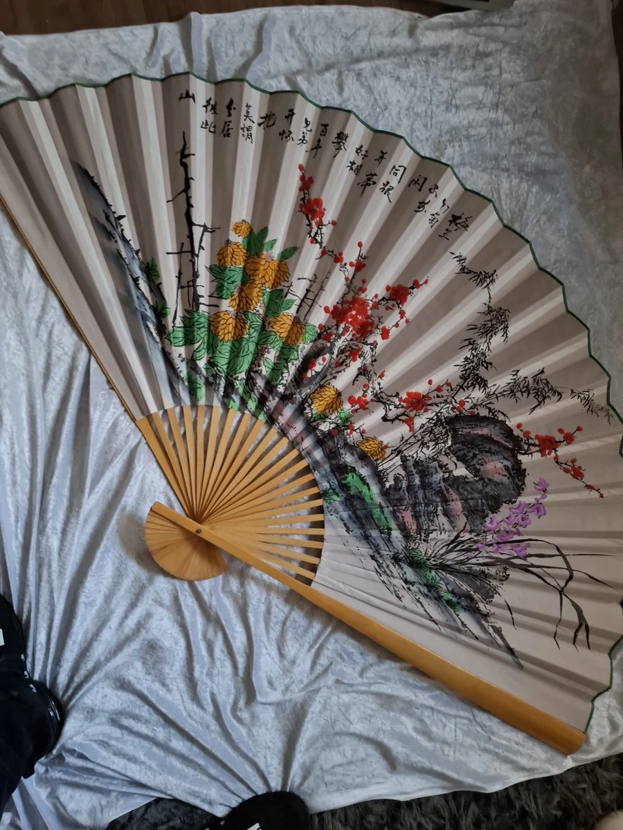 Ventaglio Pieghevole Vintage Decorativo - Ventaglio A Mano Con Suono Deciso All'apertura - Ideale Per Cerimonie, Spettacoli, Foto E Decorazioni Casa