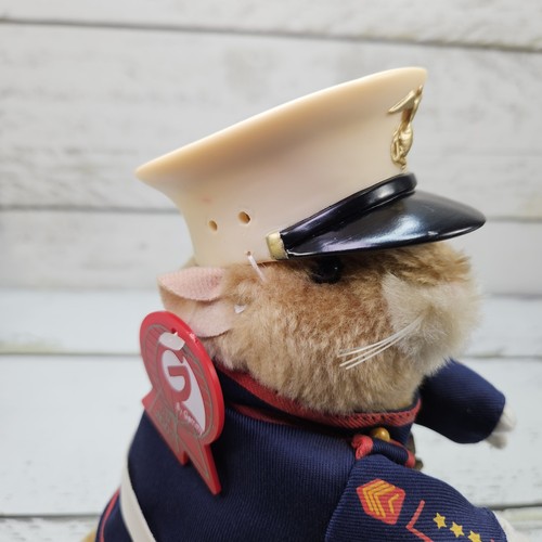 Gemmy Dancing Hamster SGT. Murphy 2003 Vintage Plush Toy With Music 6" Working - Picture 4 of 23