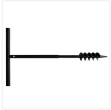 5m Manual Ground Drill Auger Post Hole Digger Garden Earth Drill Tool 