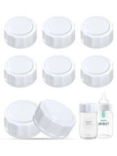 Travel and Storage Bottle Caps Compatible with Avent Baby Bottles, Bottle Lid