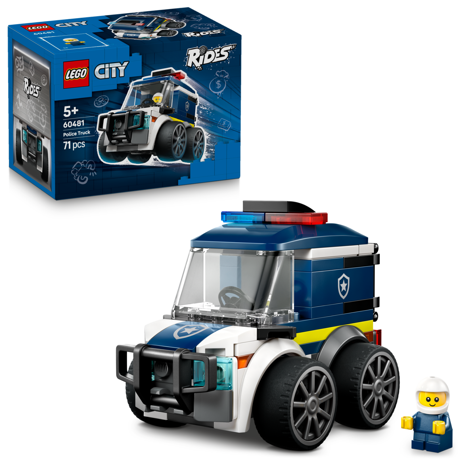 Lego City 60481 Coole Flitzer – Polizei-Truck - Bild 20