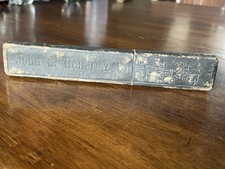 Antique John S Holler Co Tower Brand Straight Razor Box Case Wood Germany