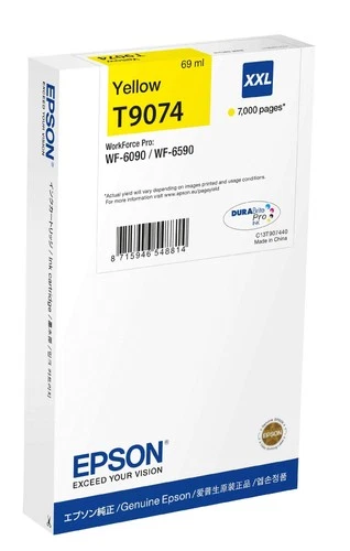Epson T9074XXL - Inktcartridge / Geel