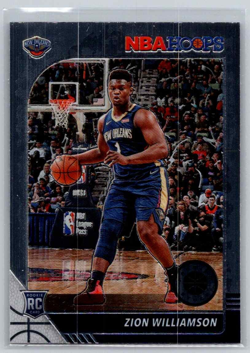 Zion Williamson 2019 Hoops Premium Stock #258 Base Price Guide