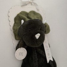 NEW Baby Lovey Dinosaur Security Blanket Soft Baby Toy  Snuggly Lovey