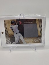 2019 Panini Prime Eloy Jimenez  jumbo jersey patch rookie card White Sox. rookie card picture