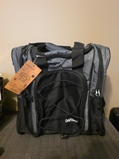 Dafisky Bowling Tote Bag, Dark Grey/ Black, New