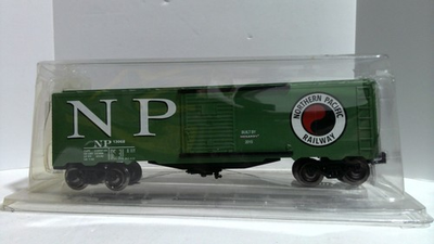 #ad Menards Gold Line O Gauge Northern Pacific Railway NP Green $14.99