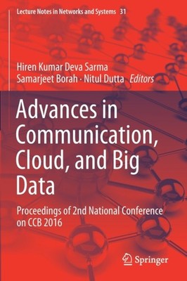 Sarma - Advances in Communication Cloud and Big Data   Proceedings o - X555z