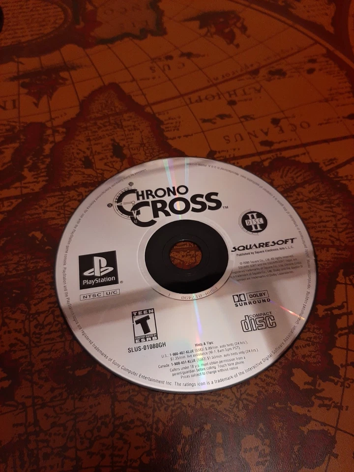 Chrono Cross Playstation 1 - Discs and Manual Only - Good Condition - Image 3 of 4