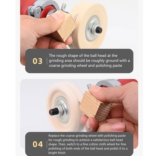 Guitar hemisphere head silk file making tool set - Picture 7 of 10