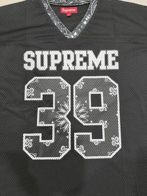 Supreme Bandana Football Jersey Black Size L SS25 | eBay