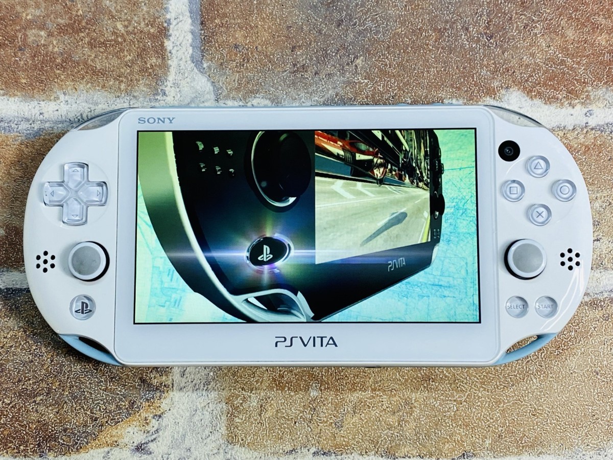 PS Vita Light Blue White PCH-2000 Sony PlayStation Japan 8GB