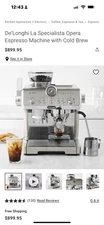 De'Longhi La Specialista Espresso Machine - EC9335M (Black/Silver)