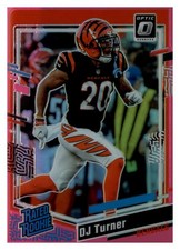 2023 Donruss Optic #220 DJ Turner Pink