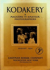 Kodakery Magazine Eastman Kodak August 1924 Amateur Photographers