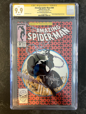 Amazing Spiderman #300 McFarlane SIGNED CGC 9.9 Mexican Foil. El Quinto Mundo HQ