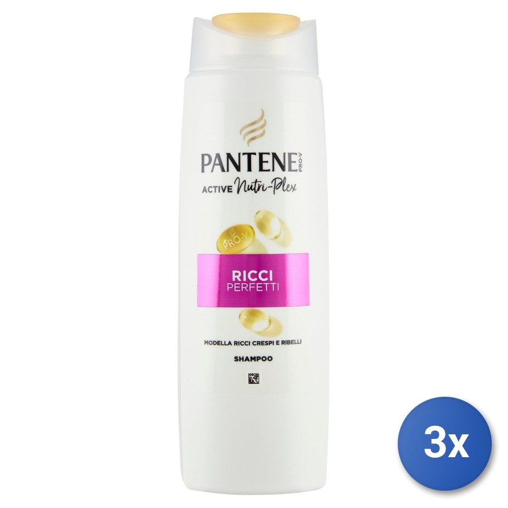 3X Pantene Shampoo 250 ML. Perfect Curls