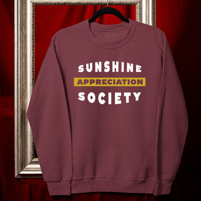 Sunshine Appreciation Society Sweatshirt Positive Vibes Natur Sommer Freizeit