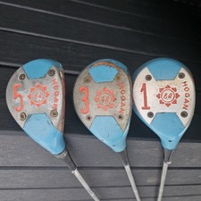 Vintage Princess Ben Hogan 1, 3  5 Woods Set. AMF USA.