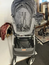 STOKKE SCOOT STROLLER- Luxury Adjustable Gray Color Comfort MINT Condition