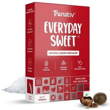 Trunativ Monkfruit Sweetener Powder | Zero Calorie Sugar Substitute 400g