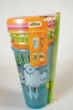Minions Glow In The Dark Tumblers Cups 4 Pack Disney Halloween Zak BPA Free