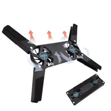 Laptop Cooler Stand USB Powered Dual Fan Cooling Pad for 7  15'' Notebook