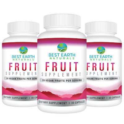 Fruit Supplement by Best Earth Naturals Buy 2 Get 1 FREE 3 Pack