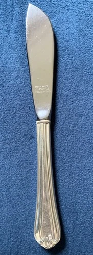 Reed & Barton WOODWIND Master Butter Knife Sterling Handle 1986 43.6 G